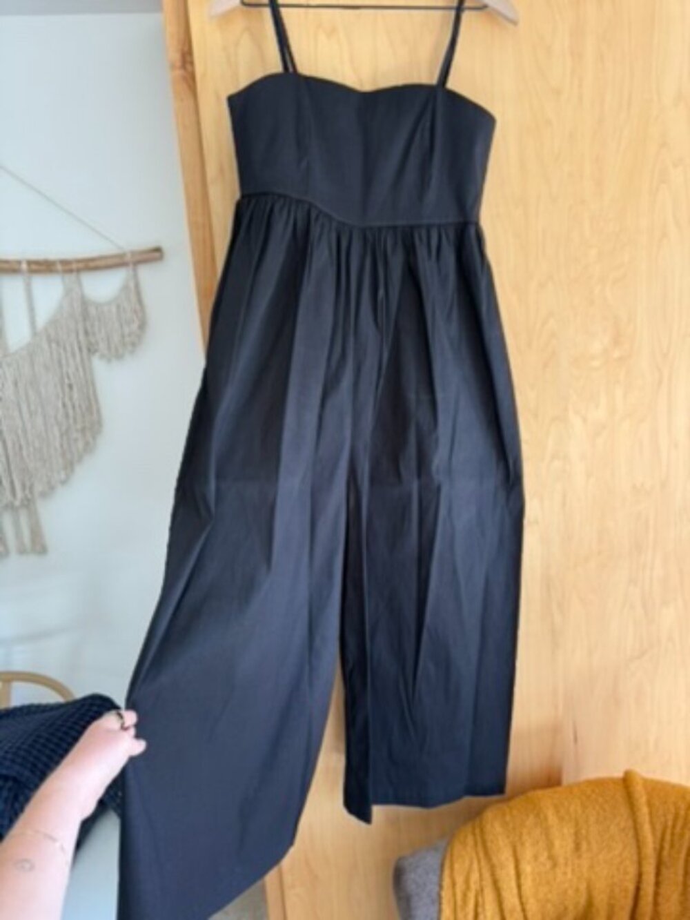 Ali Golden Wide Leg Jumpsuit in black size medium - Picture 2 of 5